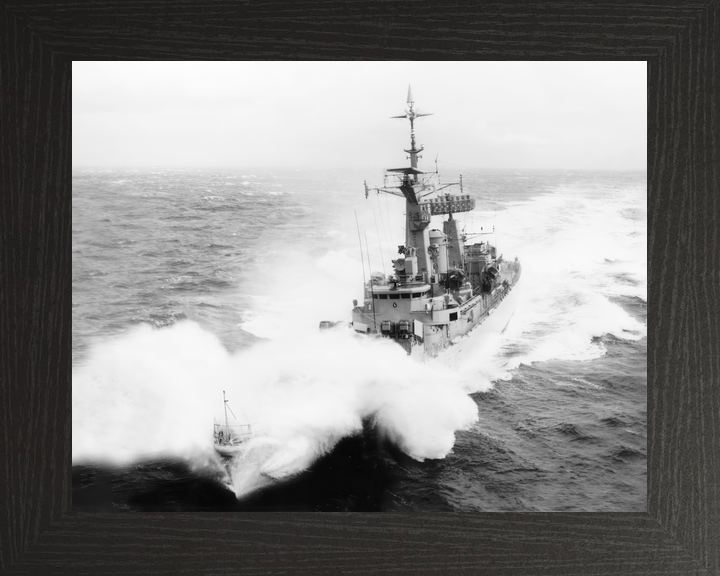 HMS Minerva F45 Leander Class Frigate In Rough Sea Photo Print - Posters, Prints, & Visual Artwork - by Hampshire Prints (image 3 of 9)