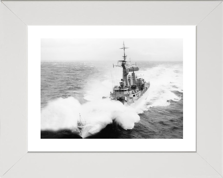 HMS Minerva F45 Leander Class Frigate In Rough Sea Photo Print - Posters, Prints, & Visual Artwork - by Hampshire Prints (image 4 of 9)
