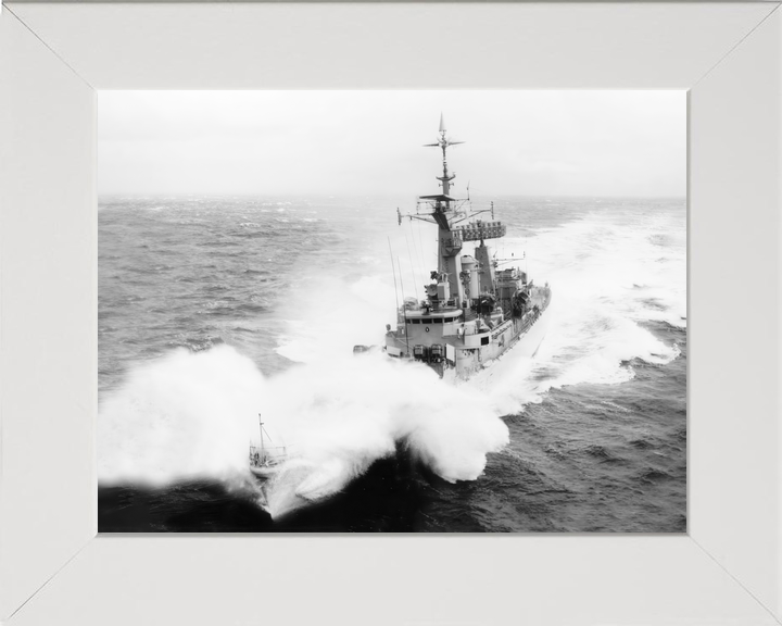 HMS Minerva F45 Leander Class Frigate In Rough Sea Photo Print - Posters, Prints, & Visual Artwork - by Hampshire Prints (image 5 of 9)