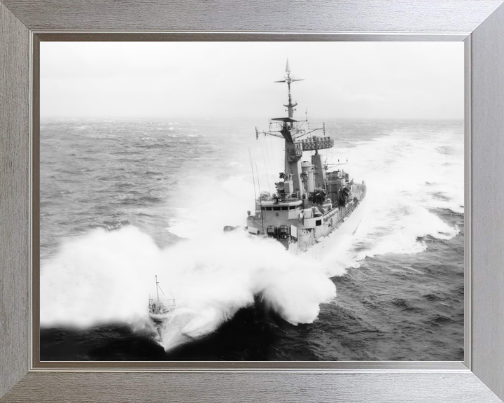 HMS Minerva F45 Leander Class Frigate In Rough Sea Photo Print - Posters, Prints, & Visual Artwork - by Hampshire Prints (image 7 of 9)