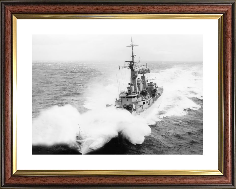 HMS Minerva F45 Leander Class Frigate In Rough Sea Photo Print - Posters, Prints, & Visual Artwork - by Hampshire Prints (image 8 of 9)