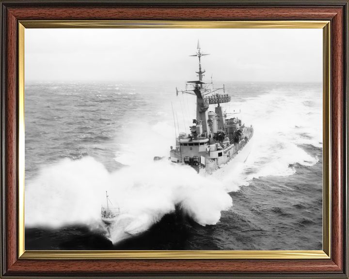 HMS Minerva F45 Leander Class Frigate In Rough Sea Photo Print - Posters, Prints, & Visual Artwork - by Hampshire Prints (image 9 of 9)