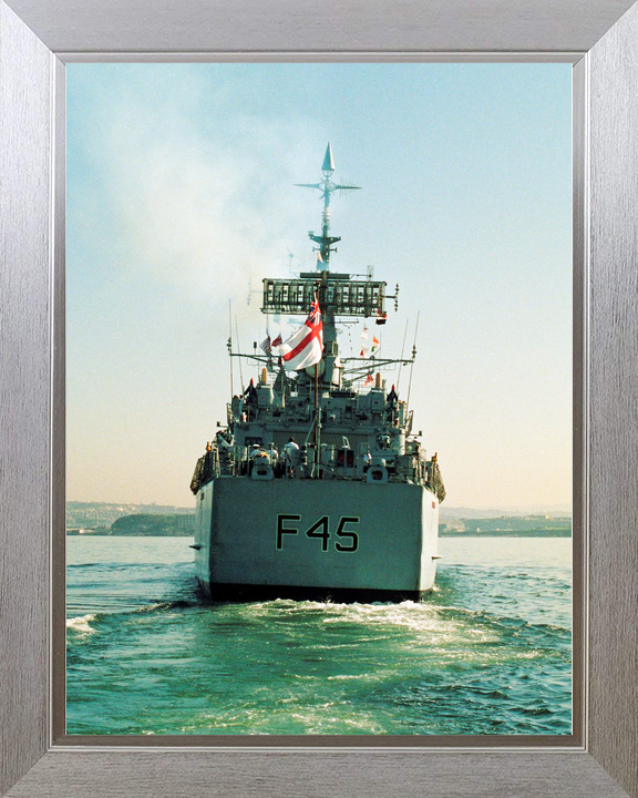 HMS Minerva F45 Leander Class Frigate July 1990 Stern View Photo Print - Posters, Prints, & Visual Artwork - by Hampshire Prints (image 7 of 9)
