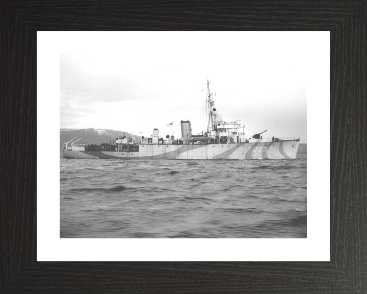 HMS Mutine J227 Algerine Class Minesweeper February 1943 Photo Print - Posters, Prints, & Visual Artwork - by Hampshire Prints (image 2 of 9)