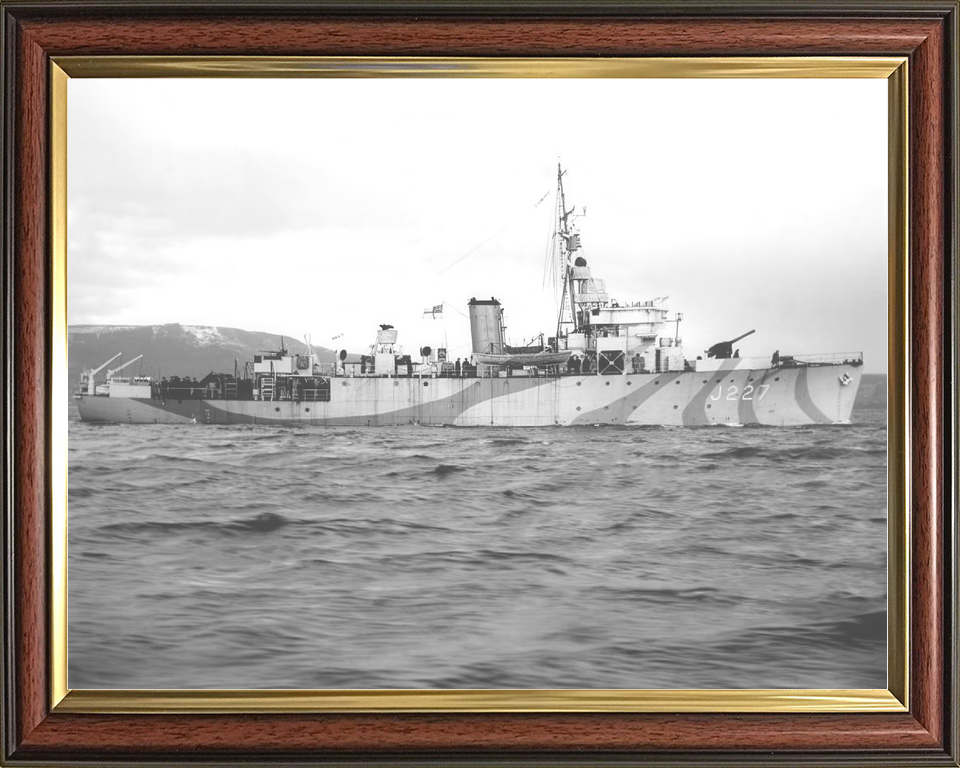 HMS Mutine J227 Algerine Class Minesweeper February 1943 Photo Print - Posters, Prints, & Visual Artwork - by Hampshire Prints (image 9 of 9)