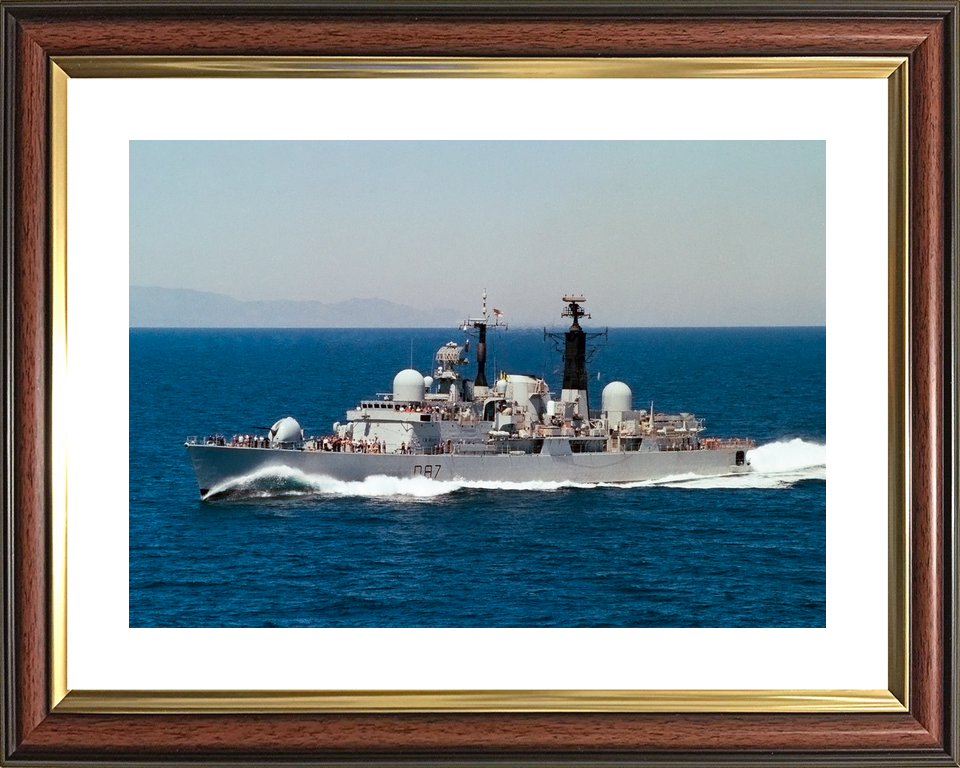 HMS Newcastle D87 Type 42 Destroyer July 1988 Photo Print - Posters, Prints, & Visual Artwork - by Hampshire Prints (image 8 of 9)