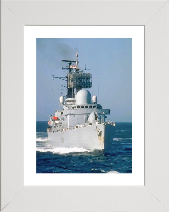 HMS Newcastle D87 Type 42 Destroyer Underway Photo Print - Posters, Prints, & Visual Artwork - by Hampshire Prints (image 4 of 9)
