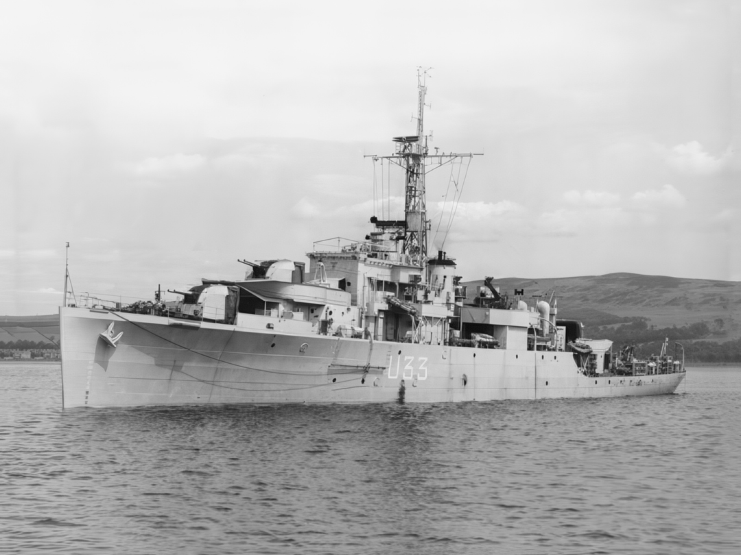 HMS Opossum U33 Black Swan Class Sloop 1945 Port Side Photo Print - Posters, Prints, & Visual Artwork - by Hampshire Prints (image 1 of 9)