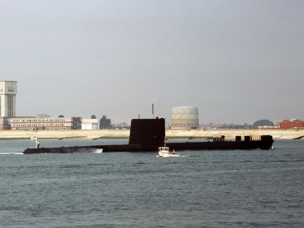 HMS Otter S15 Oberon Class Submarine Portsmouth