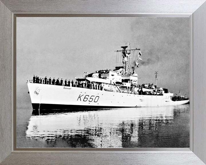 HMS Porlock Bay K650 Bay Class Frigate April 1946 Photo Print - Posters, Prints, & Visual Artwork - by Hampshire Prints (image 7 of 9)