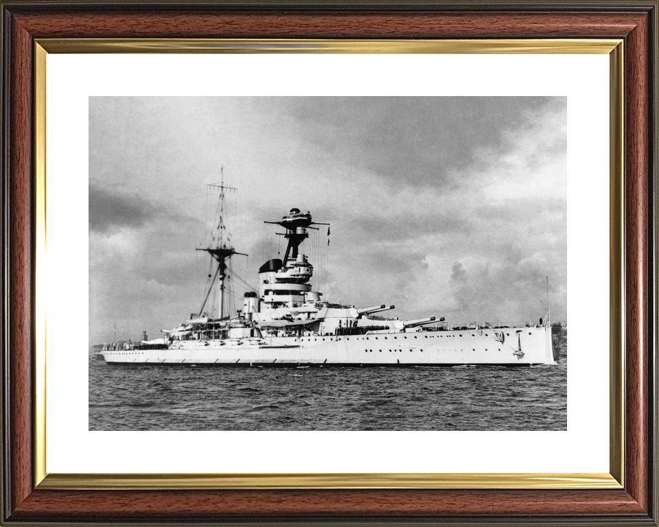 HMS Resolution 09 Revenge Class Battleship Starboard View Photo Print - Posters, Prints, & Visual Artwork - by Hampshire Prints (image 8 of 9)