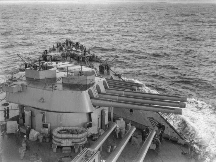 HMS Rodney 29 Nelson Class Battleship Forecastle Photo Print - Posters, Prints, & Visual Artwork - by Hampshire Prints (image 1 of 9)