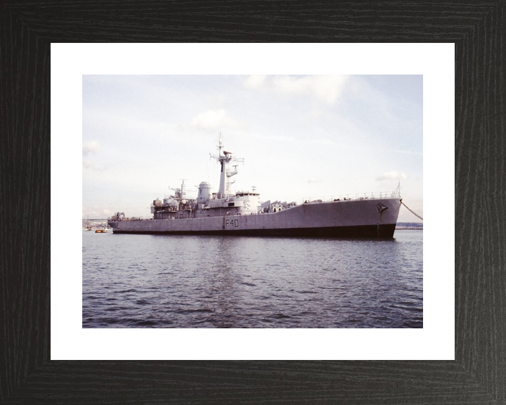 HMS Sirius F40 Leander Class Frigate At a Buoy Photo Print - Posters, Prints, & Visual Artwork - by Hampshire Prints (image 2 of 9)