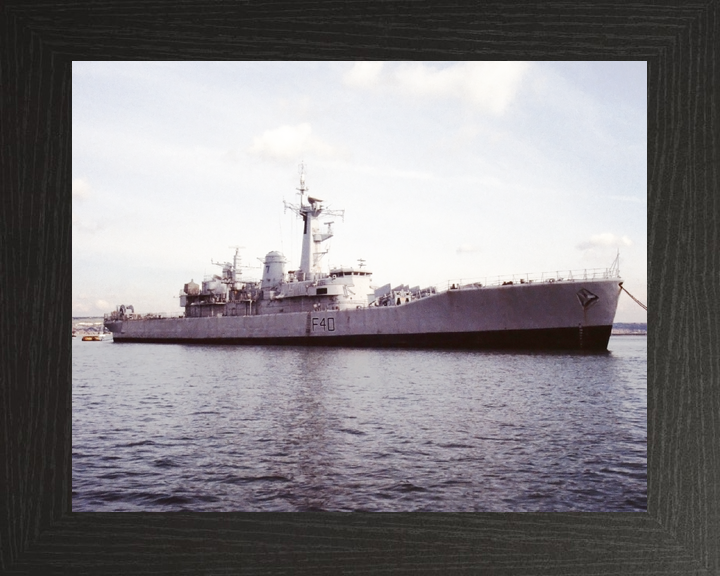 HMS Sirius F40 Leander Class Frigate At a Buoy Photo Print - Posters, Prints, & Visual Artwork - by Hampshire Prints (image 3 of 9)