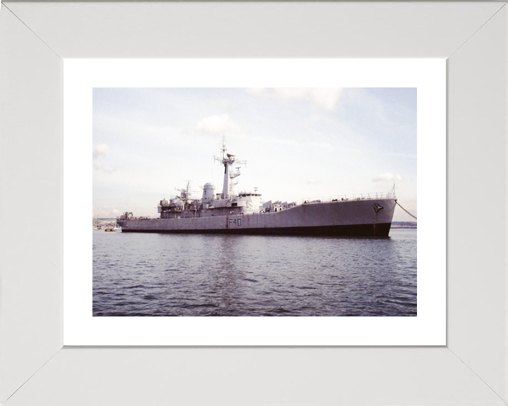HMS Sirius F40 Leander Class Frigate At a Buoy Photo Print - Posters, Prints, & Visual Artwork - by Hampshire Prints (image 4 of 9)