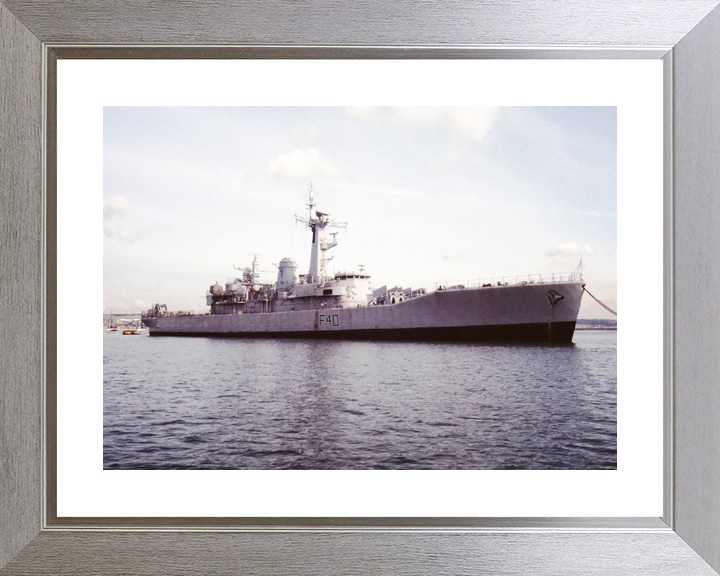 HMS Sirius F40 Leander Class Frigate At a Buoy Photo Print - Posters, Prints, & Visual Artwork - by Hampshire Prints (image 6 of 9)