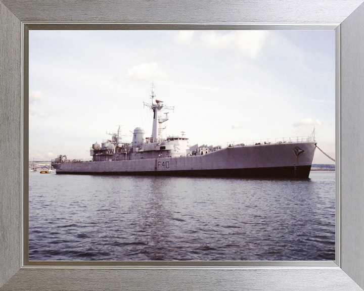 HMS Sirius F40 Leander Class Frigate At a Buoy Photo Print - Posters, Prints, & Visual Artwork - by Hampshire Prints (image 7 of 9)