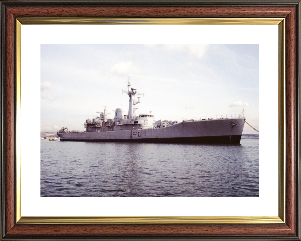 HMS Sirius F40 Leander Class Frigate At a Buoy Photo Print - Posters, Prints, & Visual Artwork - by Hampshire Prints (image 8 of 9)