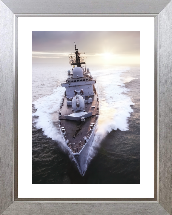 HMS Southampton D90 Type 42 Destroyer 2007 High Bow View at Sunset Photo Print - Posters, Prints, & Visual Artwork - by Hampshire Prints (image 6 of 9)