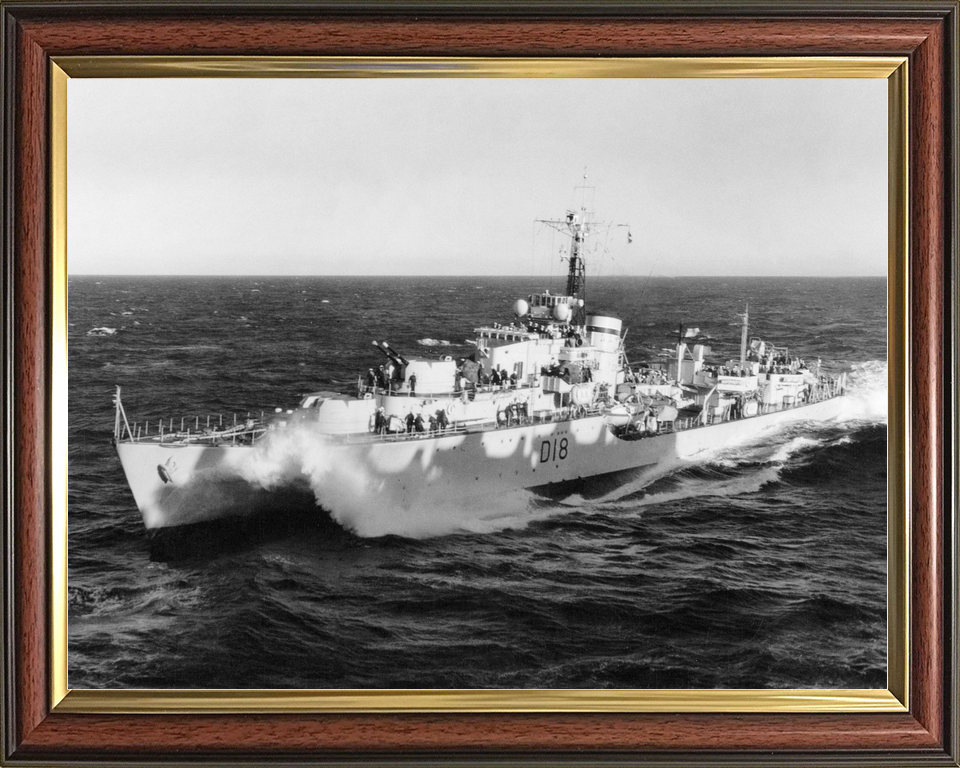 HMS St. Kitts D18 Battle Class Destroyer Photo Print - Posters, Prints, & Visual Artwork - by Hampshire Prints (image 9 of 9)