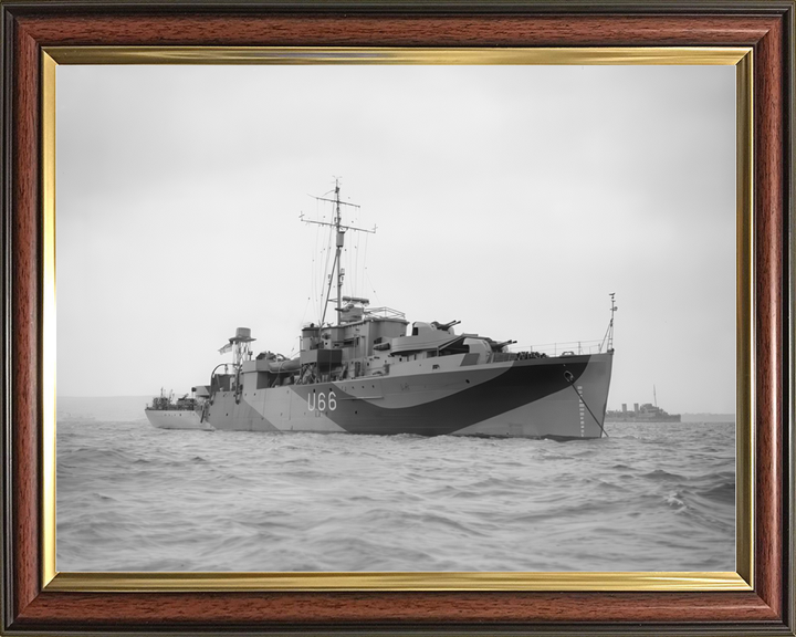 HMS Starling U66 Black Swan Class Sloop Warship March 1943 Photo Print - Posters, Prints, & Visual Artwork - by Hampshire Prints (image 9 of 9)