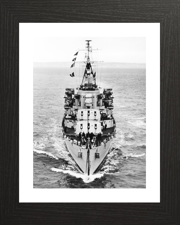 HMS Superb 25 Minotaur Class Light Cruiser Warship Bow View Photo Print - Posters, Prints, & Visual Artwork - by Hampshire Prints (image 2 of 9)