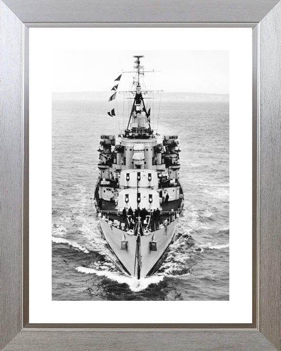 HMS Superb 25 Minotaur Class Light Cruiser Warship Bow View Photo Print - Posters, Prints, & Visual Artwork - by Hampshire Prints (image 6 of 9)