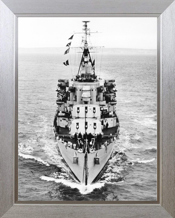 HMS Superb 25 Minotaur Class Light Cruiser Warship Bow View Photo Print - Posters, Prints, & Visual Artwork - by Hampshire Prints (image 7 of 9)