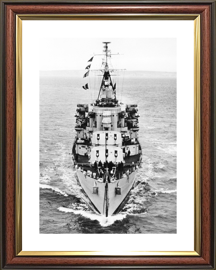 HMS Superb 25 Minotaur Class Light Cruiser Warship Bow View Photo Print - Posters, Prints, & Visual Artwork - by Hampshire Prints (image 8 of 9)