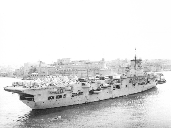 HMS Unicorn I72 Aircraft Repair Ship Valletta Malta Photo Print - Posters, Prints, & Visual Artwork - by Hampshire Prints (image 1 of 9)