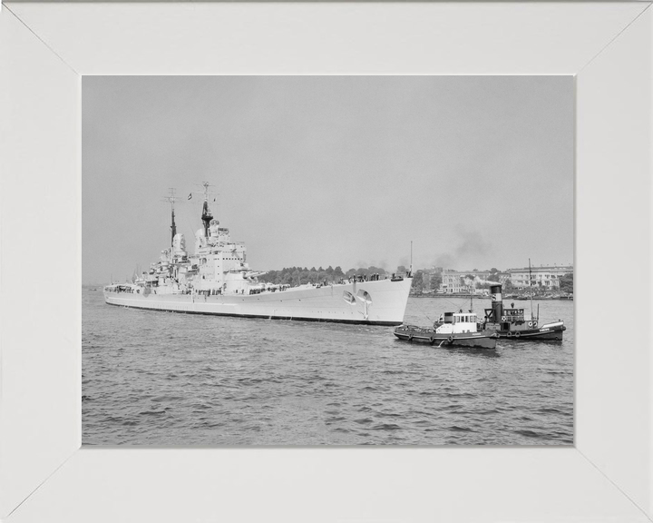 HMS Vanguard 23 Fast Battleship 1940s Photo Print - Posters, Prints, & Visual Artwork - by Hampshire Prints (image 5 of 9)