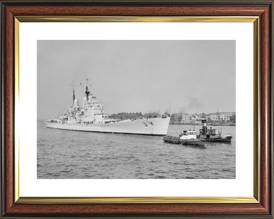 HMS Vanguard 23 Fast Battleship 1940s Photo Print - Posters, Prints, & Visual Artwork - by Hampshire Prints (image 8 of 9)
