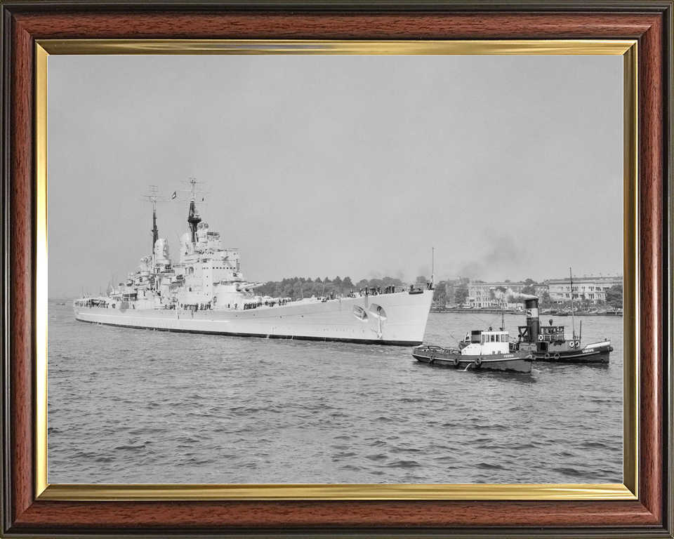 HMS Vanguard 23 Fast Battleship 1940s Photo Print - Posters, Prints, & Visual Artwork - by Hampshire Prints (image 9 of 9)