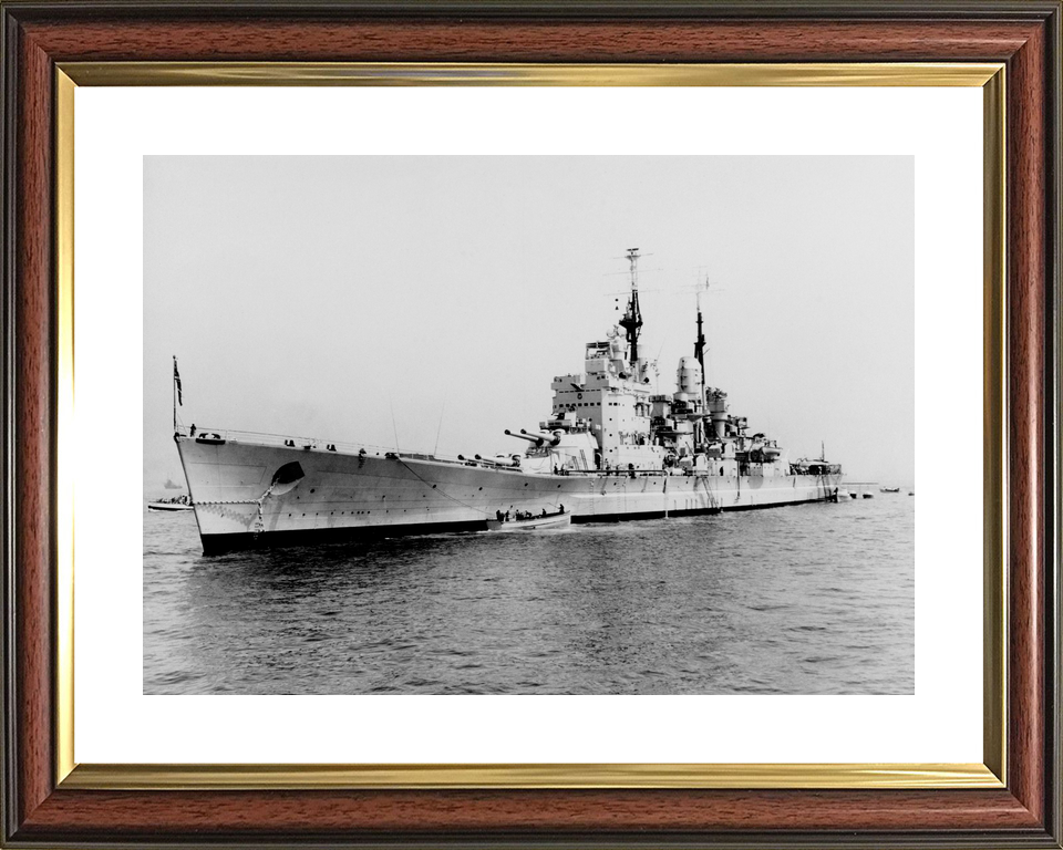 HMS Vanguard 23 Fast Battleship At Anchor Photo Print - Posters, Prints, & Visual Artwork - by Hampshire Prints (image 8 of 9)