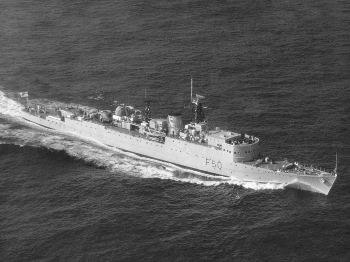 HMS Venus F50 Type 15 Frigate Photo Print - Posters, Prints, & Visual Artwork - by Hampshire Prints (image 1 of 9)