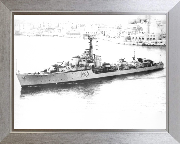 HMS Venus R50 V Class Destroyer April 1946 Photo Print - Posters, Prints, & Visual Artwork - by Hampshire Prints (image 7 of 9)