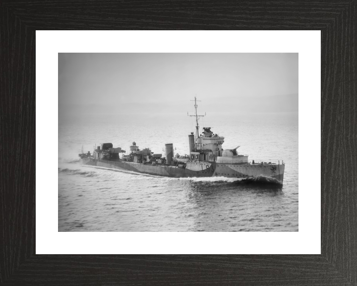 HMS Verdun L93 Admiralty V Class Destroyer April 1943 Photo Print - Posters, Prints, & Visual Artwork - by Hampshire Prints (image 2 of 9)