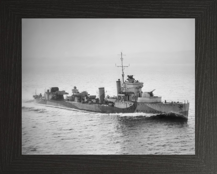 HMS Verdun L93 Admiralty V Class Destroyer April 1943 Photo Print - Posters, Prints, & Visual Artwork - by Hampshire Prints (image 3 of 9)
