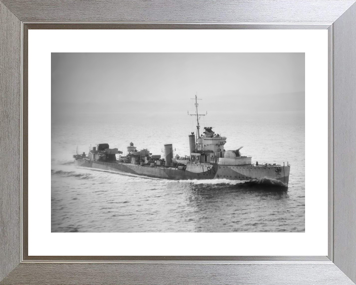 HMS Verdun L93 Admiralty V Class Destroyer April 1943 Photo Print - Posters, Prints, & Visual Artwork - by Hampshire Prints (image 6 of 9)
