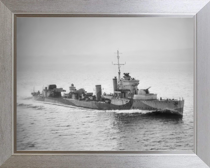HMS Verdun L93 Admiralty V Class Destroyer April 1943 Photo Print - Posters, Prints, & Visual Artwork - by Hampshire Prints (image 7 of 9)
