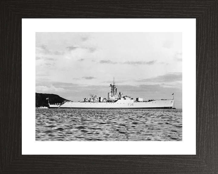 HMS Whitby F36 Whitby Class Frigate At A Buoy Photo Print - Posters, Prints, & Visual Artwork - by Hampshire Prints (image 2 of 9)