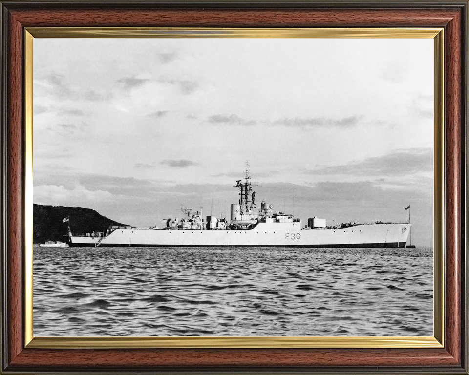HMS Whitby F36 Whitby Class Frigate At A Buoy Photo Print - Posters, Prints, & Visual Artwork - by Hampshire Prints (image 9 of 9)