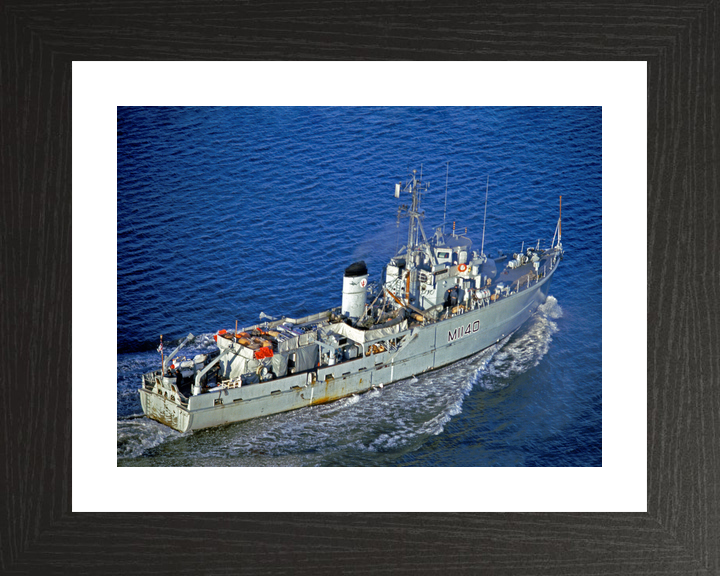 HMS Gavinton (M1140) Royal Navy Ton Class Minesweeper Starboard View Photo Print Wall Art Decor - Posters, Prints, & Visual Artwork - by Hampshire Prints (image 2 of 9)