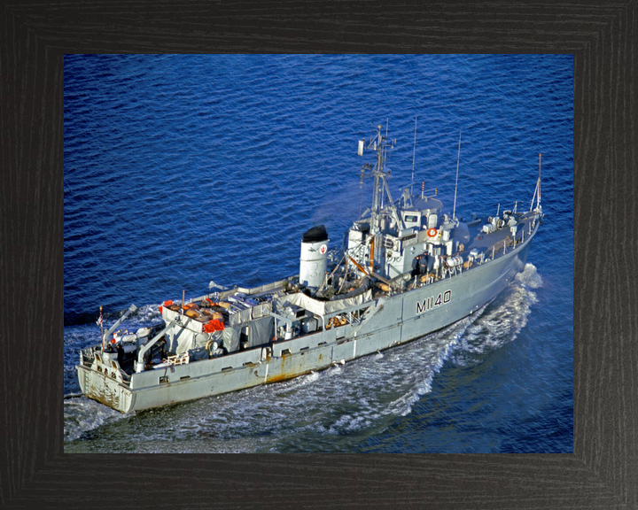 HMS Gavinton (M1140) Royal Navy Ton Class Minesweeper Starboard View Photo Print Wall Art Decor - Posters, Prints, & Visual Artwork - by Hampshire Prints (image 3 of 9)