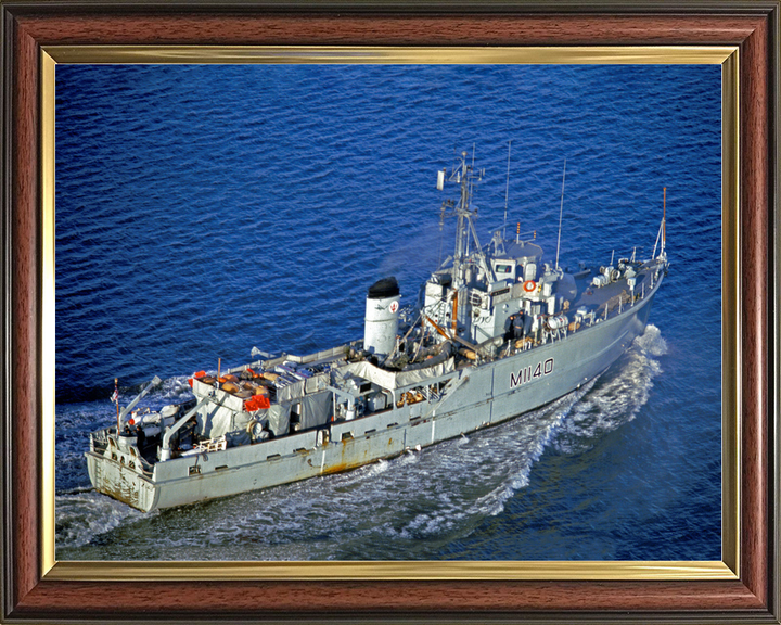 HMS Gavinton (M1140) Royal Navy Ton Class Minesweeper Starboard View Photo Print Wall Art Decor - Posters, Prints, & Visual Artwork - by Hampshire Prints (image 9 of 9)