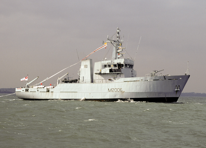 HMS Helford (M2006) Royal Navy River Class Minesweeper Paying off Photo Print Wall Art Decor - Posters, Prints, & Visual Artwork - by Hampshire Prints (image 1 of 9)