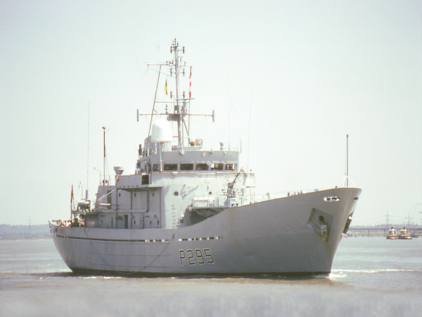 HMS Jersey P295 Island Class Patrol Vessel 20 June 1989
