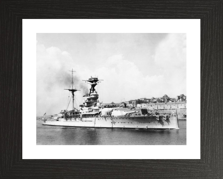 HMS Ramillies 07 Revenge Class Battleship Underway Photo Print