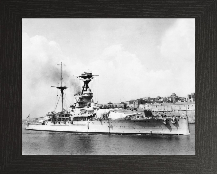 HMS Ramillies 07 Revenge Class Battleship Underway Photo Print