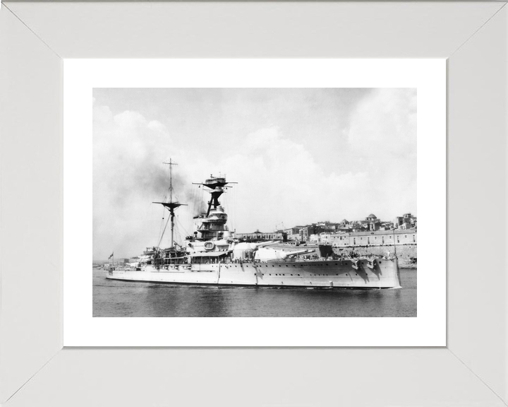HMS Ramillies 07 Revenge Class Battleship Underway Photo Print